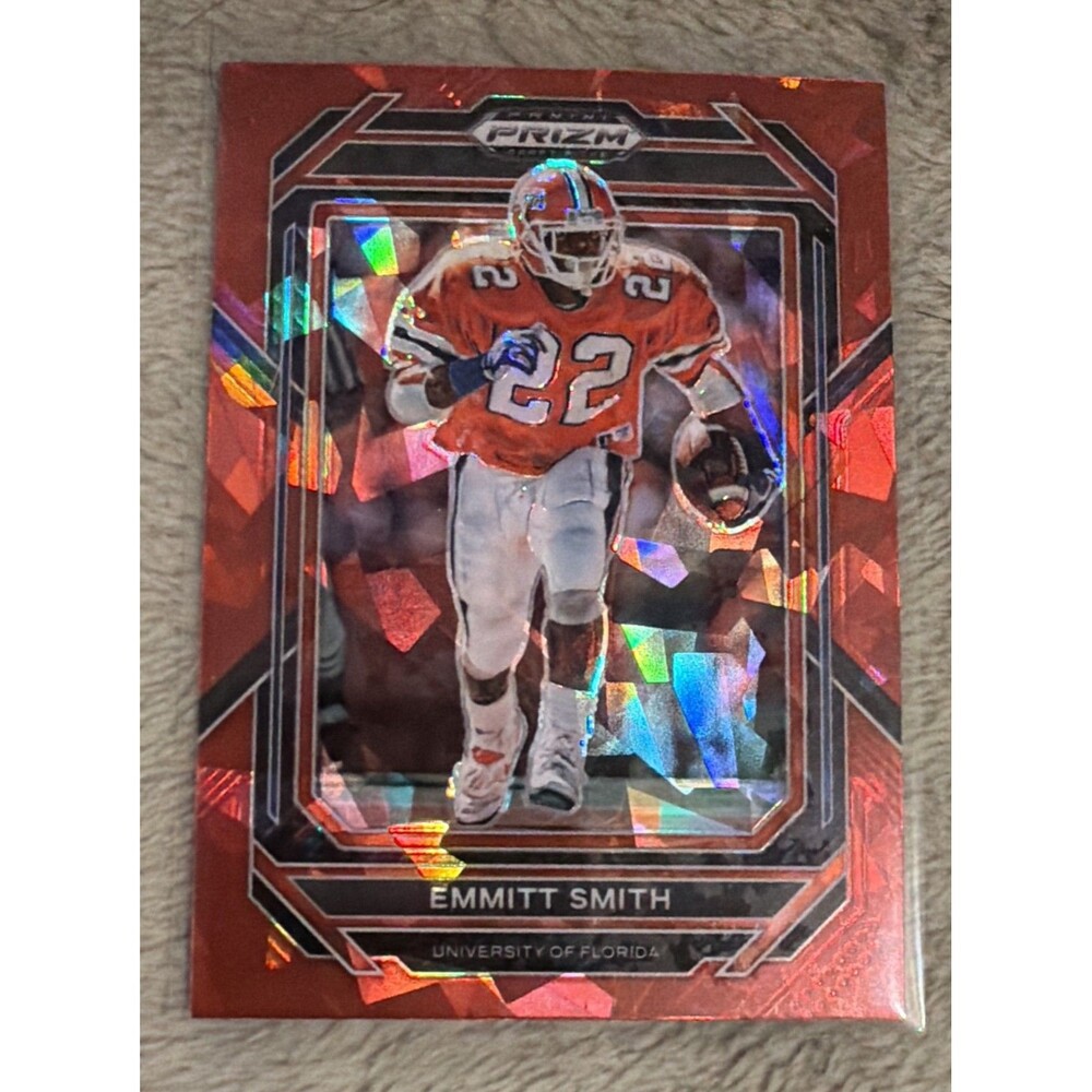 2023 Panini Prizm Draft Picks - Emmitt Smith #38 Red Ice Prizm